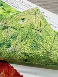 KKP2338-D-KOUYOU Futako Chirimen Feuilles D'automne[Fabrication De Textile] Uni Textile(Atelier Komon) Sous-photo