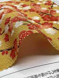 KKP2338-D-KOHARUUME Futako Chirimen Koharu Ume[Fabrication De Textile] Uni Textile(Atelier Komon) Sous-photo