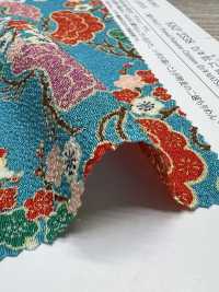 KKP2338-D-MATUNIUME Futako Chirimen Pin Et Prune[Fabrication De Textile] Uni Textile(Atelier Komon) Sous-photo