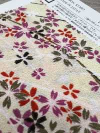 KKP2338-D-KUSAZAKURA Futako Chirimen Kusa-zakura[Fabrication De Textile] Uni Textile(Atelier Komon) Sous-photo