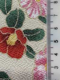 KKP2338-D-MTSUBAKI Futako Chirimen Miyako Tsubaki[Fabrication De Textile] Uni Textile(Atelier Komon) Sous-photo