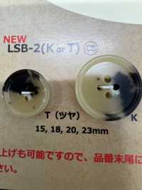 LSB2 Bouton En Résine Milky Horn à 4 Trous DAIYA BUTTON(DAIYA BUTTON) Sous-photo