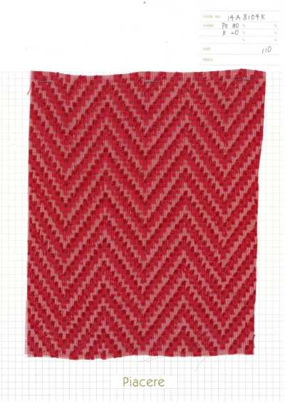 14A8104K Jacquard coupé brillant