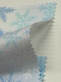 DX10363S Grand Motif De Flocon De Neige De Noël En Tissu De Pelouse HAndworks*Fabric®[Fabrication De Textile] VANCET Sous-photo