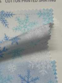DX10363S Grand Motif De Flocon De Neige De Noël En Tissu De Pelouse HAndworks*Fabric®[Fabrication De Textile] VANCET Sous-photo