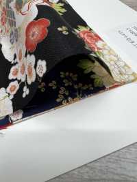 850585 Pelouse Hana Gold Motif Japonais Trésor Fleurs Dans Une Mer De Nuages[Fabrication De Textile] VANCET Sous-photo