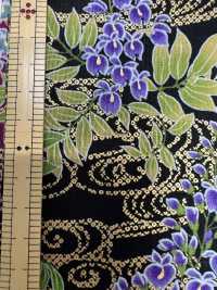 850586 Fleur De Pelouse Dorée Motif Japonais Glycine Eau Courante[Fabrication De Textile] VANCET Sous-photo