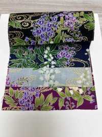 850586 Fleur De Pelouse Dorée Motif Japonais Glycine Eau Courante[Fabrication De Textile] VANCET Sous-photo
