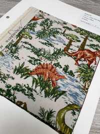 850570 Tissu En Popeline De Coton Vintage Dinosaure[Fabrication De Textile] VANCET Sous-photo