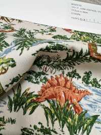 850570 Tissu En Popeline De Coton Vintage Dinosaure[Fabrication De Textile] VANCET Sous-photo
