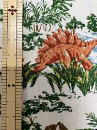 850570 Tissu En Popeline De Coton Vintage Dinosaure[Fabrication De Textile] VANCET Sous-photo