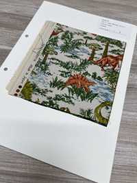 850570 Tissu En Popeline De Coton Vintage Dinosaure[Fabrication De Textile] VANCET Sous-photo