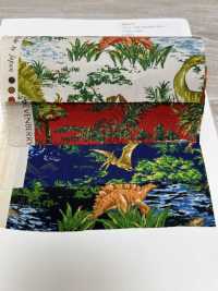 850570 Tissu En Popeline De Coton Vintage Dinosaure[Fabrication De Textile] VANCET Sous-photo