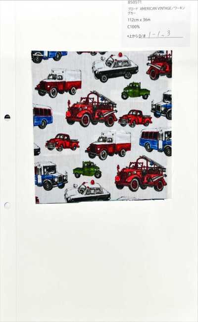 850571 Popeline AMERICAN VINTAGE Voiture de travail
