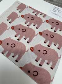 850576 Coton Oxford Non Blanchi Boo Boo Pig[Fabrication De Textile] VANCET Sous-photo