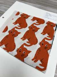 850575 Coton Oxford Non Blanchi Chat Et Chidori[Fabrication De Textile] VANCET Sous-photo