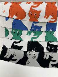 850575 Coton Oxford Non Blanchi Chat Et Chidori[Fabrication De Textile] VANCET Sous-photo