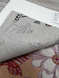 850583 Toile De Lin 80/20 PIVOINE[Fabrication De Textile] VANCET Sous-photo
