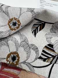 850583 Toile De Lin 80/20 PIVOINE[Fabrication De Textile] VANCET Sous-photo