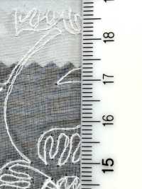 SLC11296 SLC11296 (Botanique) Dentelle En Organza De Soie[Fabrication De Textile] KOYAMA Sous-photo