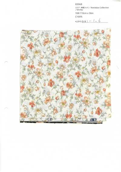 83068 SEVENBERRY® Batiste coton écru Collection Nostalgie / Shirley