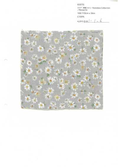 83070 SEVENBERRY® Batiste coton non blanchi Collection Nostalgia / Margarite