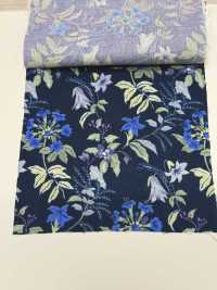 850574 SEVENBERRY® Gazon De Coton Non Blanchi BLEU SOLEIL / Bell Garden[Fabrication De Textile] VANCET Sous-photo