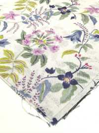 850574 SEVENBERRY® Gazon De Coton Non Blanchi BLEU SOLEIL / Bell Garden[Fabrication De Textile] VANCET Sous-photo