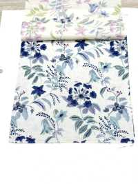 850574 SEVENBERRY® Gazon De Coton Non Blanchi BLEU SOLEIL / Bell Garden[Fabrication De Textile] VANCET Sous-photo