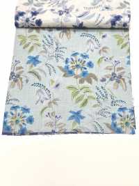 850574 SEVENBERRY® Gazon De Coton Non Blanchi BLEU SOLEIL / Bell Garden[Fabrication De Textile] VANCET Sous-photo
