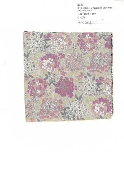 83071 SEVENBERRY® Lawn en coton non blanchi Collection Nostalgia / Barbe à papa
