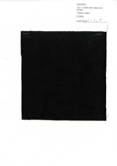 4254DYE SEVENBERRY® Popeline surteinte/Jardin botanique