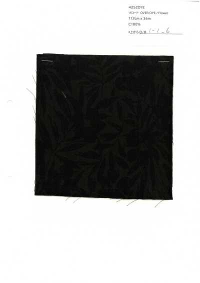 4252DYE SEVENBERRY® Popeline surteinte / Fleur