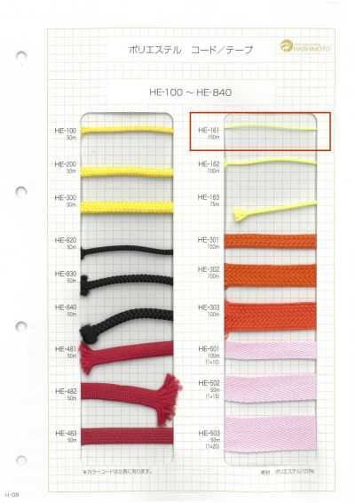 Cordon en polyester pour bobine