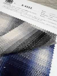 K-4022 Tissu Sergé Triple Fil Fuzzy On Play Check[Fabrication De Textile] Textiles Kuwamura Sous-photo