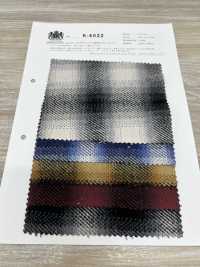 K-4022 Tissu Sergé Triple Fil Fuzzy On Play Check[Fabrication De Textile] Textiles Kuwamura Sous-photo