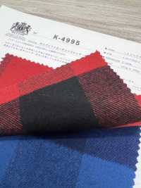 K-4995 8/1 Puffer Check Shaggy Fuzzy[Fabrication De Textile] Textiles Kuwamura Sous-photo
