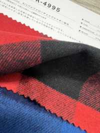 K-4995 8/1 Puffer Check Shaggy Fuzzy[Fabrication De Textile] Textiles Kuwamura Sous-photo