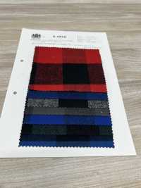 K-4995 8/1 Puffer Check Shaggy Fuzzy[Fabrication De Textile] Textiles Kuwamura Sous-photo