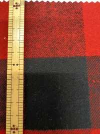 K-4995 8/1 Puffer Check Shaggy Fuzzy[Fabrication De Textile] Textiles Kuwamura Sous-photo