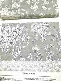 KP9073-DR Couverture à Imprimé Floral Manuscrit (Pliée En Deux)[Fabrication De Textile] COSMO TEXTILE Sous-photo