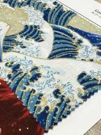 AP61901 Motif Japonais Dobby Glitter (Rond)[Fabrication De Textile] COSMO TEXTILE Sous-photo