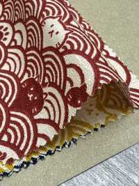 AP41903-DR FUKUFUKU Cat Dobby (Demi-plié)[Fabrication De Textile] COSMO TEXTILE Sous-photo