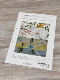 28118 Lin Loomstate Avec Impression Aquarelle Et Traitement Angel Soft[Fabrication De Textile] SUNWELL Sous-photo