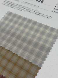 SBT-026 Dobby Check Biologique[Fabrication De Textile] Textiles Kuwamura Sous-photo