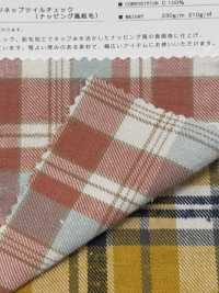 K-4031 Twill à Carreaux Vintage (Style Duveteux)[Fabrication De Textile] Textiles Kuwamura Sous-photo