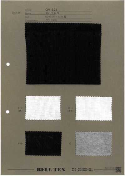 OV525 Tissu côtelé TERECO 30/-