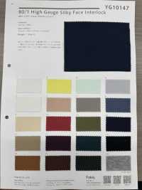 YG10147 Tricot Interlock Circulaire Haut 80/1, Surface Lisse Et Soyeuse[Fabrication De Textile] YAGI Sous-photo