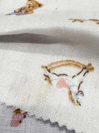 AP55205-DR Double Gaze Animal Pastel (Plié En Deux)[Fabrication De Textile] COSMO TEXTILE Sous-photo