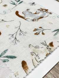 AP55205-DR Double Gaze Animal Pastel (Plié En Deux)[Fabrication De Textile] COSMO TEXTILE Sous-photo